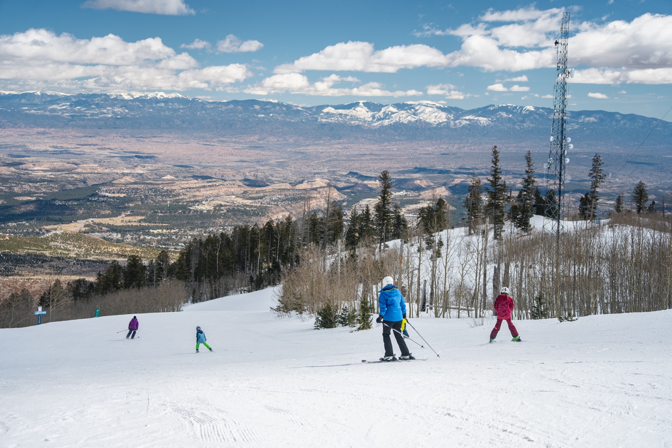 views from Pajarito Mountain